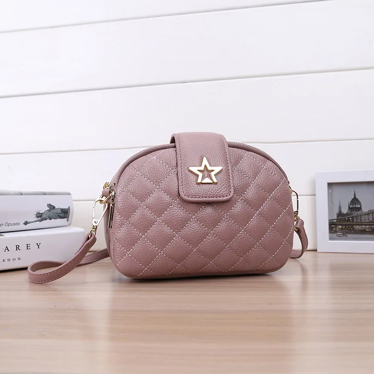 Women genuine leather messenger bag 22