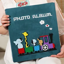 Álbum de fotos de 5 pulgadas para niños, 600 hojas, foto de boda grande, álbumes de foto familiar, decoración del hogar de bebé de gran capacidad