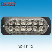 Dempsey 0," сверхтонкий светодиодный предупреждающий поверхностный монтажный подсветка для решетки радиатора сигнальная лампа, 36 Вт супер яркий, может синхронизировать вспышку(VS-11L12