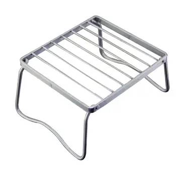 

Mini Family Party Barbecue Grill Outdoor Stainless Steel Portable Folding Barbecue Grill Garden Rack Lightweight Kitchen Tools