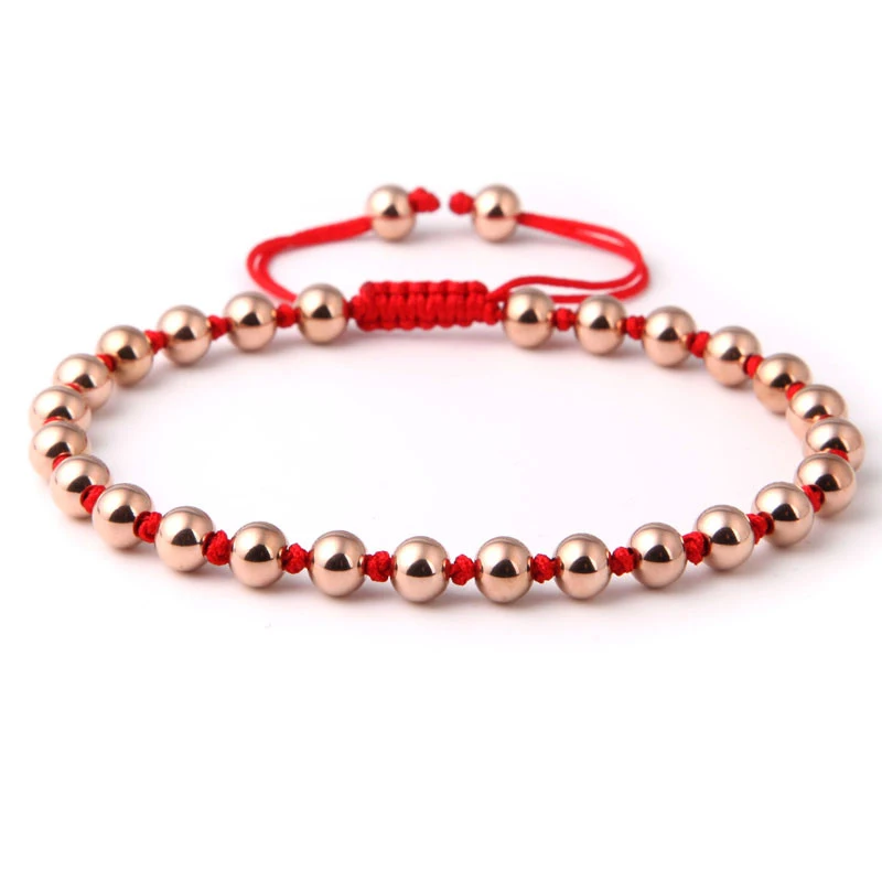 Tinggi-end-disesuaikan-pria-wanita-perhiasan-manik-manik-Mengepang-Macrame-gelang-Boho-berwarna-warni-tali-merah