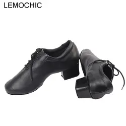 Lemochic мужских моделей Танго Джаз коснитесь Samba коснитесь Латинской Новейшие хорошего качества Удобная подходит для всех год мужчины обувь