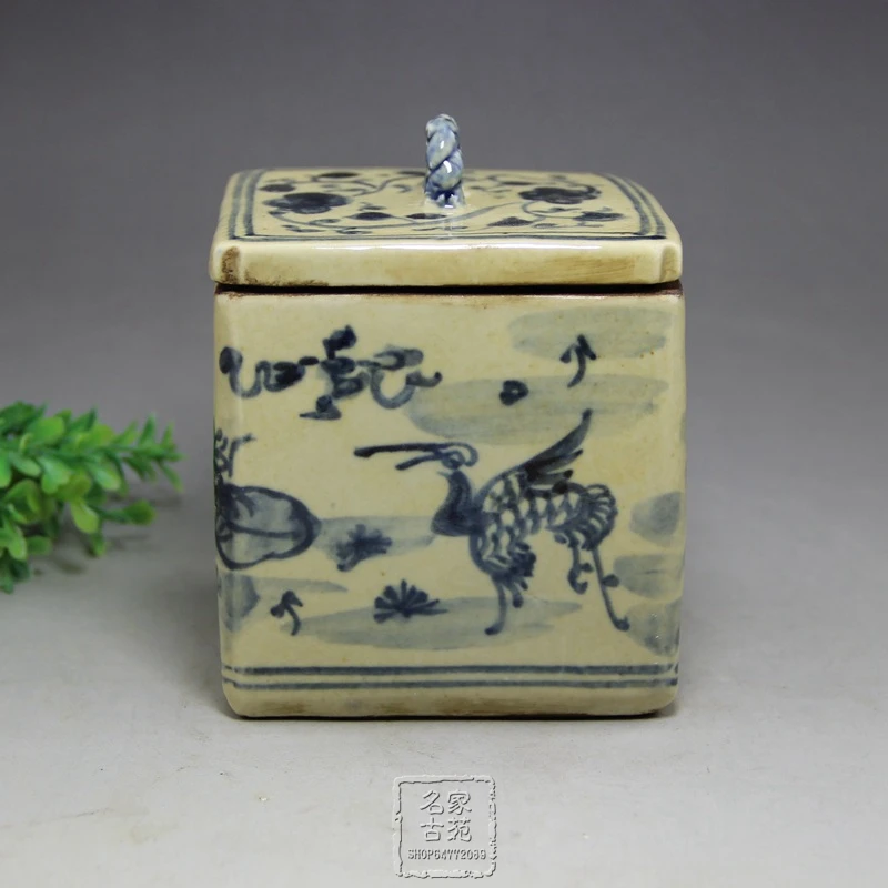 Бесплатная доставка Античная Ming и Qing фарфор расписанный вручную квадратный кран