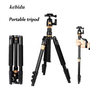 

kebidu Q666 Professional Aluminum Flexible Camera Tripod Stand with Ball Head for DSLR Cameras