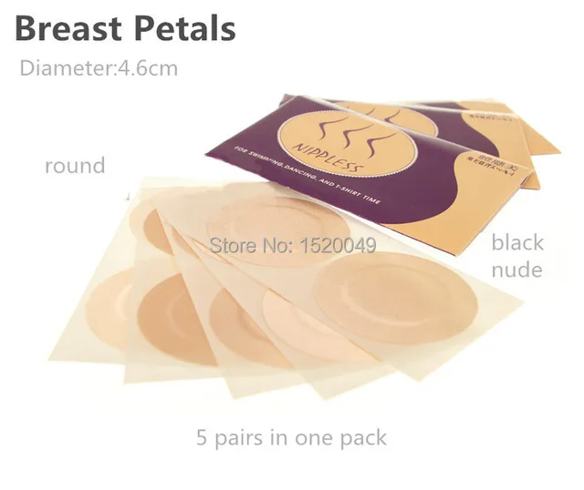 5pairs one pack Disposable self adhesive Breast Petals wholesale Nipple