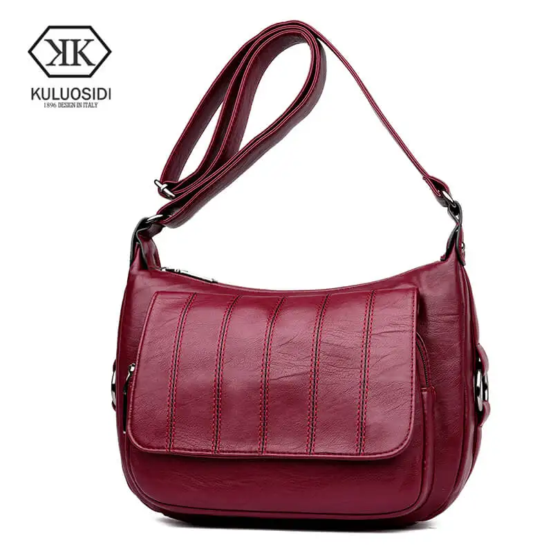 

KULUOSIDI Crossbody Bags for Women Messenger Bags Women Shoulder Bag Luxury Handbags Women Designer Leather Bag Woman sac a main