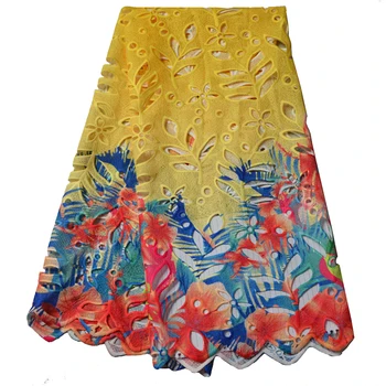 

2016 Hot selling red african swiss voile lace high quality best cotton african mesh lace fabric french lace fabric wedding1122B