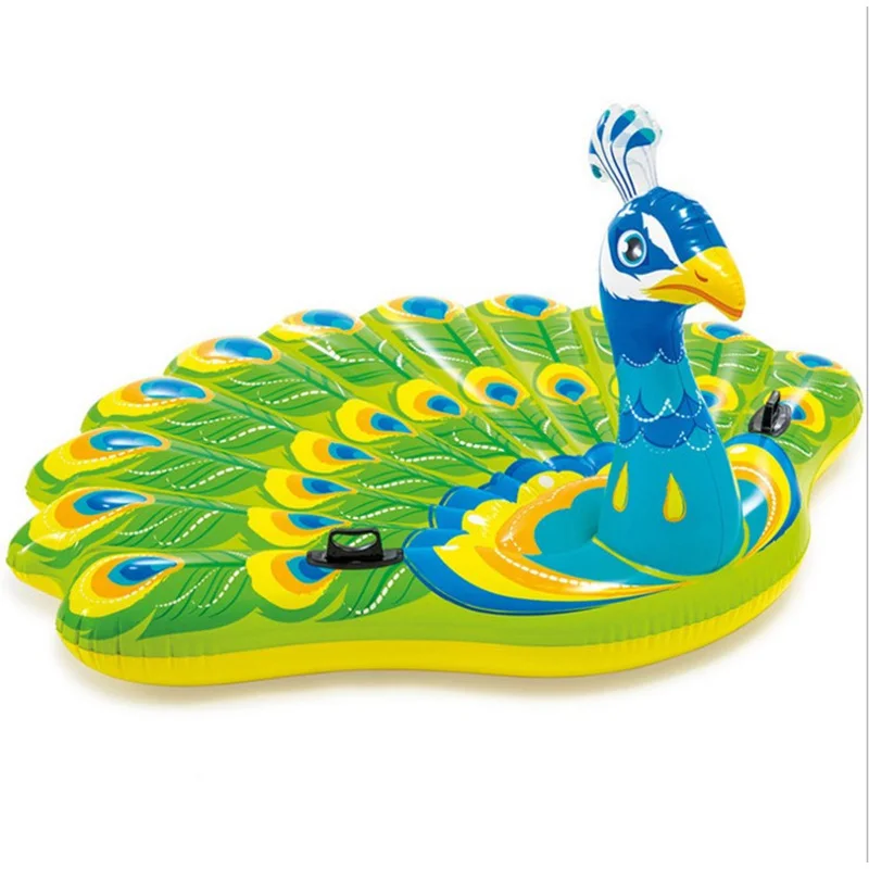 2018 Giant Лето павлин-игрушки надувной матрас для плавания бассейн для взрослых шезлонги воды кровать ребенка плавать бассейн поплавки