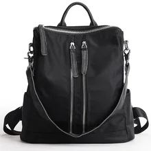 New Arrival double strap backpack women cotton fabric backpack waterproof small backpack