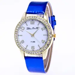 Для женщин из крокодиловой кожи кварцевые часы Элегантные классические дизайнерские кварцевые часы для друзей