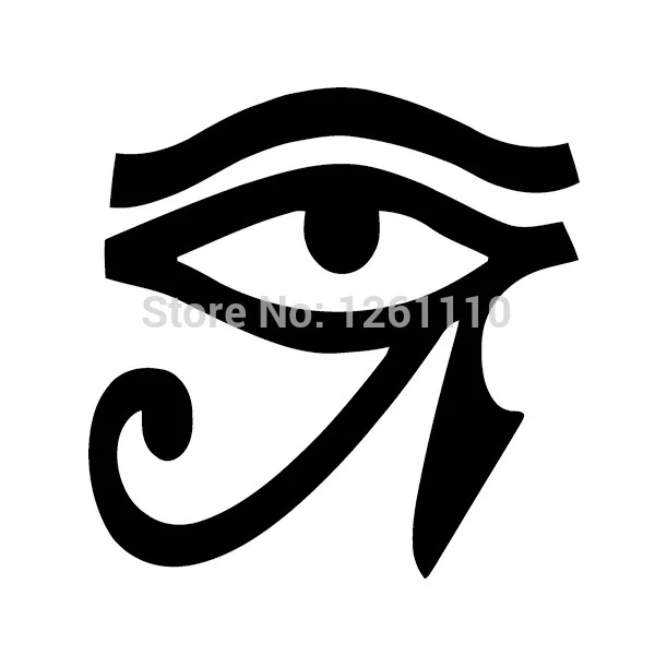Eye of Horus виниловая наклейка на окно египетское языческое, шаманское египетское Окно Ван Байк 12,5x12,5 см