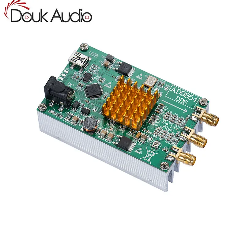Douk аудио AD9854 DDS генератор сигналов модуль STM32 СКМ/радиатора/главный компьютер Управление