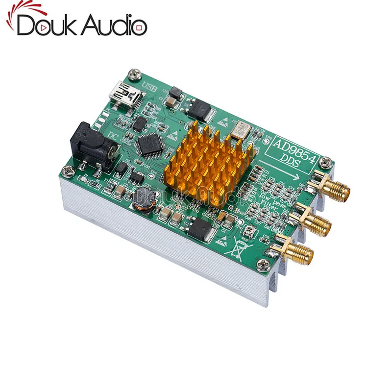 Douk Audio AD9854 DDS Signal Generator Module STM32 SCM / Heatsink /Master Computer Control Douk Audio AD9854 DDS Signal Generator Module STM32 SCM / Heatsink /Master Computer Control