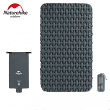 Naturehike ao ar livre 2 pessoa colchão inflável ultraleve almofadas de dormir colchões de ar almofada da esteira de acampamento com saco de ar de enchimento