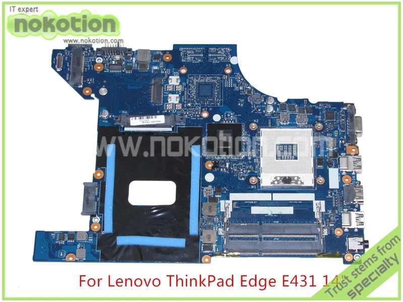 NOKOTION Mainboard VILE1 NM-A043 rev 1.0 for lenovo Edge E431 14'' Laptop motherboard FRU 04Y1290 Intel HM76 HD4000 graphics