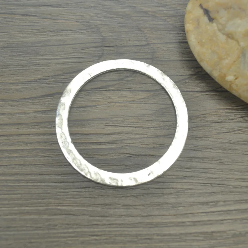 

4 pcs/lot ring Antique Silver Plated Bracelets Charm Pendants Fashion Jewelry Making Findings DIY Charms Handmade 4225B
