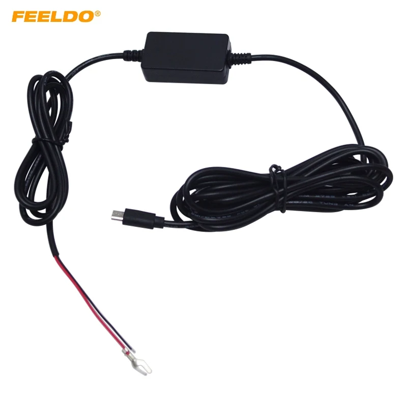 FEELDO 5 компл. автомобиль Mini USB 1500MA 12 В до 35 В Авто тире Камера DVR Katallobar Hard Wire комплект напряжение кабелем снижения FEELDO 5 компл. автомобиль Mini USB 1500MA 12 В до 35 В Авто тире Камера DVR Katallobar Hard Wire комплект напряжение кабелем снижения