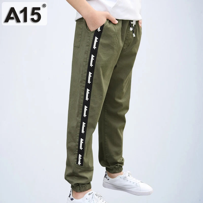 

A15 big boys pants trousers casual cotton toddler joggers kids jogging 8 9 10 12 14 year teen sports pant for boy school clothes