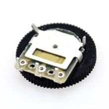 50 шт./пакет передач потенциометр 50K 16x2 мм Одноместный соединение диск потенциометра 5pin