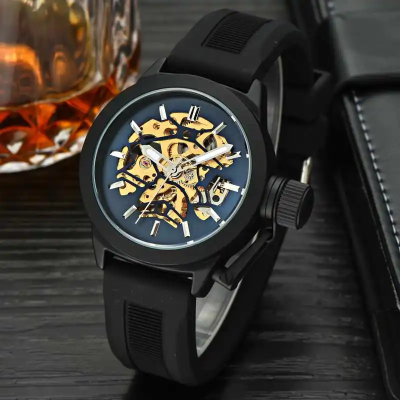 Автоматические Мужские часы Mechanica мужские Relogio Masculinol из нержавеющей стали MCE
