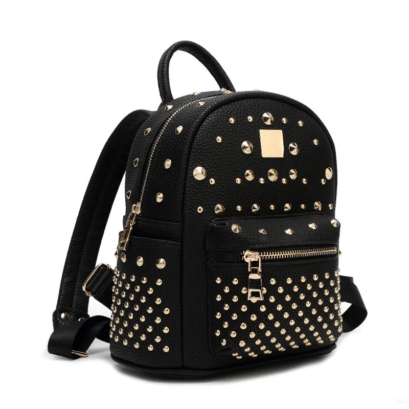

2019 rivet European and American trend Joker stereotypes travel bag temperament women's bags