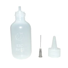 5 шт. антистатический флюс мягкий 50 мл флакон флюс диспенсер с колпачок для игл прозрачный диспенсер бутылка для канифоли припой