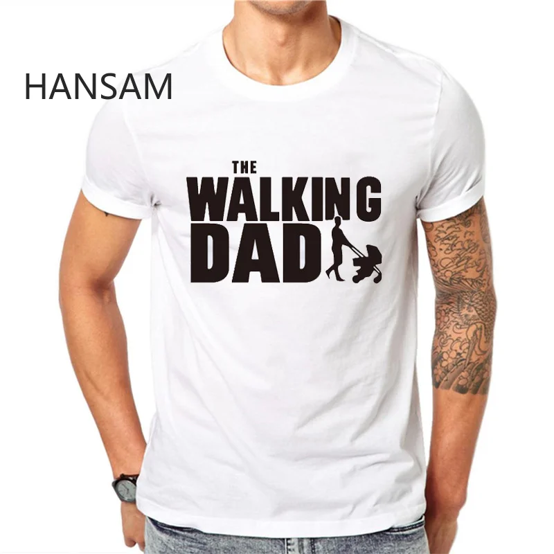 Ходячие с надписью &quotThe Walking DAD&quot на День отца подарок Для мужчин забавно