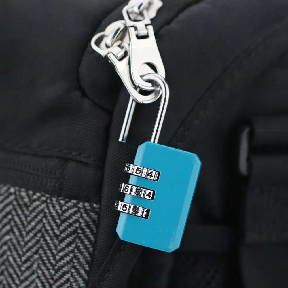 Сбрасываемый чемодан с 3 цифрами кодовый замок|password code lock|padlock lockpadlock |