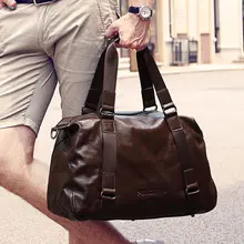 Modische business reisegepäcktaschen für Mann ECHTEM LEDER Mit Hoher kapazität schultertasche über nacht tasche Kostenloser Versand größe