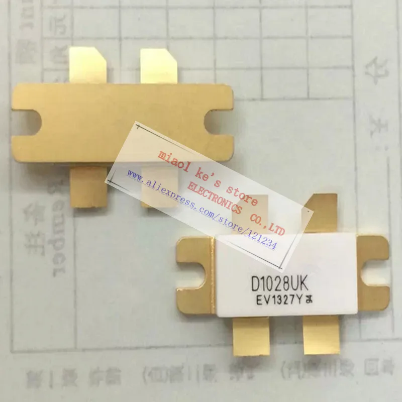 100% Original: D1028 D1028UK [ 28V 300W 175MHz DR ] -METAL GATE RF SILICON FET TRANSISTOR | Электронные компоненты и