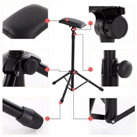 Iron Tattoo Arm Leg Rest Stand Portable Fully Adjustable Chair For Tattoo Studio Work Supply Bed Stool 65-125cm 5