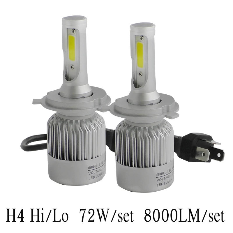 Набор светодиодных Автомобильных Фар H4 H7 2017 новая модель H1 H8 H9 H11 12 В|led car headlight