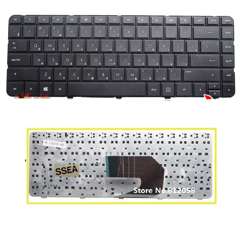 SSEA Новая русская клавиатура черная для HP COMPAQ G4-1000 G6 G6-1000 430 431 630 635 640 650 655 CQ43 CQ57 CQ58