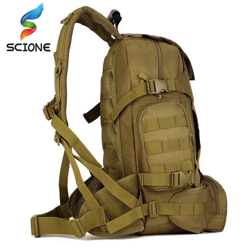 Outdoor Hot 2 Set Military Tactical Backpacks Camping Bags Mountaineering bag Men's Hiking Rucksack Travel Backpack+Waist Pack