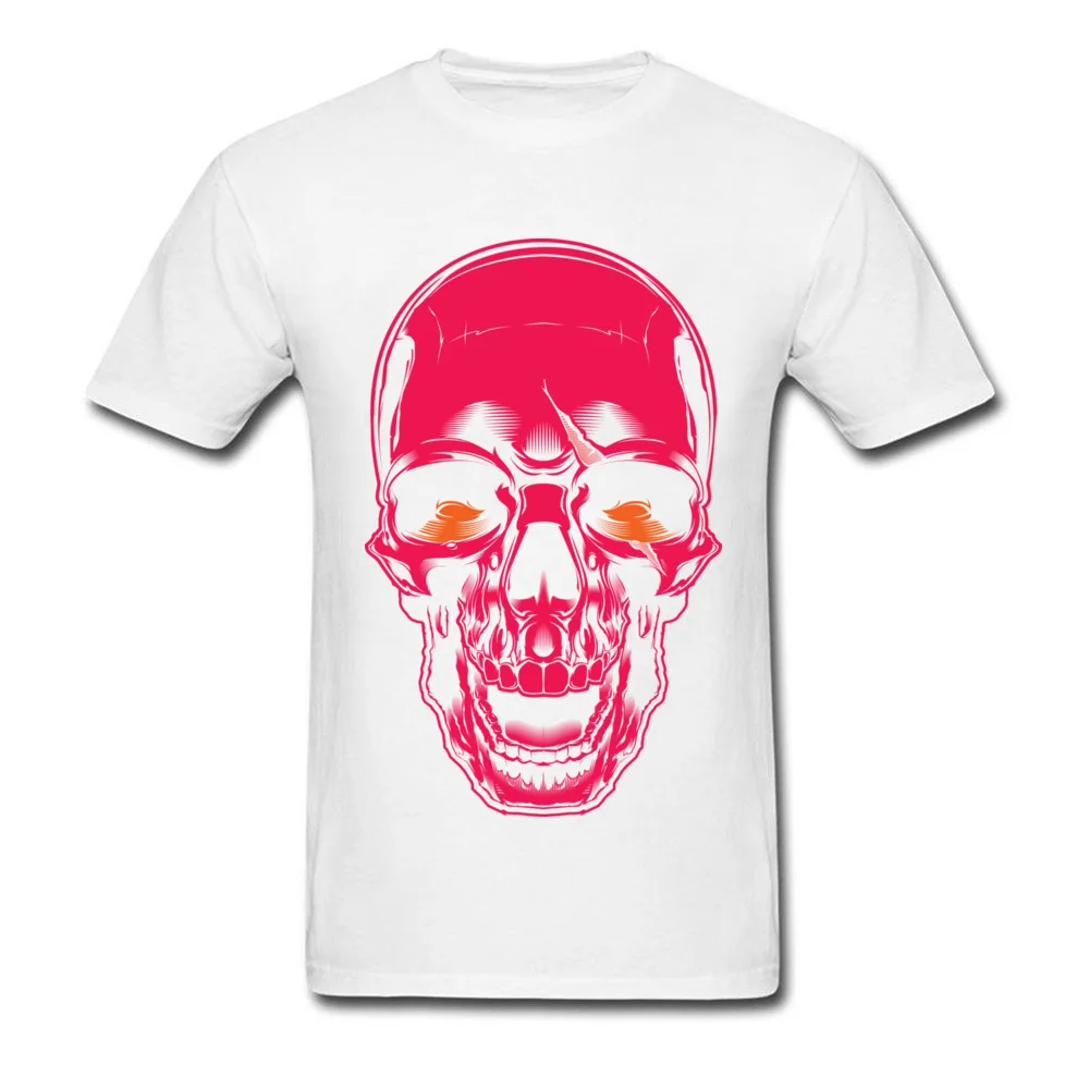 Evil skull_white