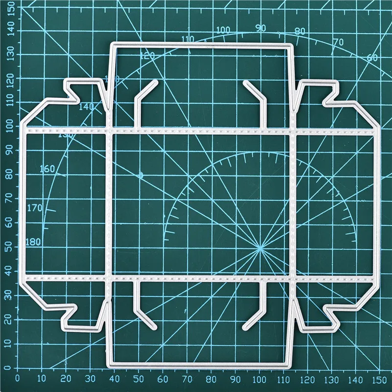 Naifumodo коробка металлические режущие штампы Рождественская конфетная коробка для DIY тиснение для скрапбукинга бумага ремесло креативный конверт вырезать штампы