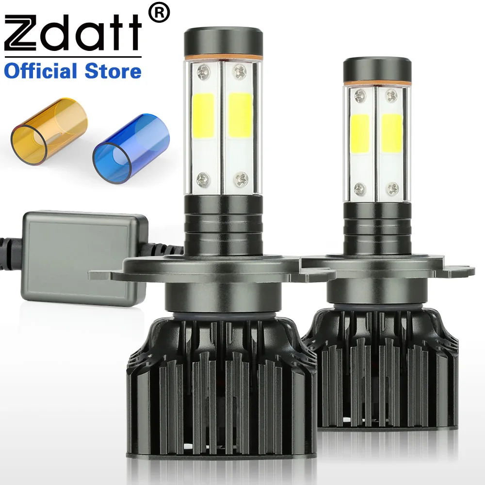 Zdatt H4 светодиодные фары H7 Led Canbus H11 9005 HB3 9006 HB4 автомобильная лампа 100 Вт 3000 лм 12 В