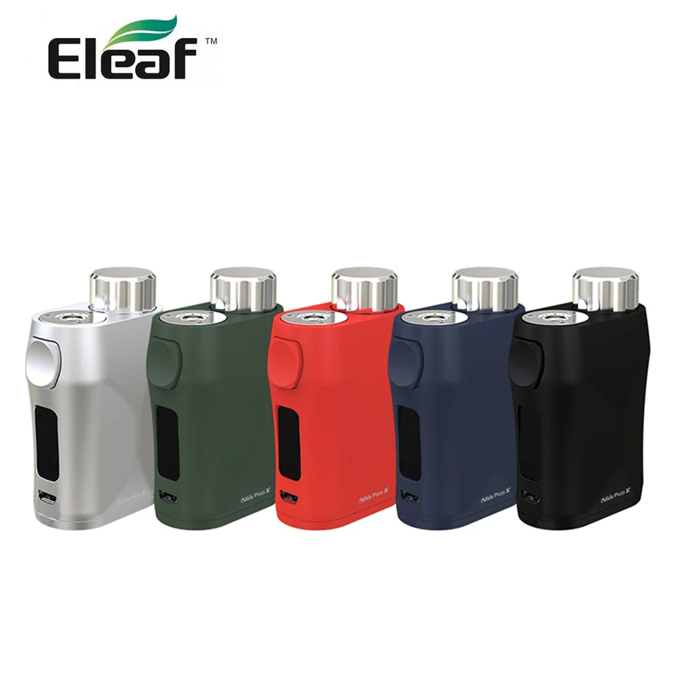 

Original Eleaf iStick Pico X Mod Box 75W Output Wattage VW/Bypass Mode 510 Thread Vape Mod Electronic Cigarette vape mod