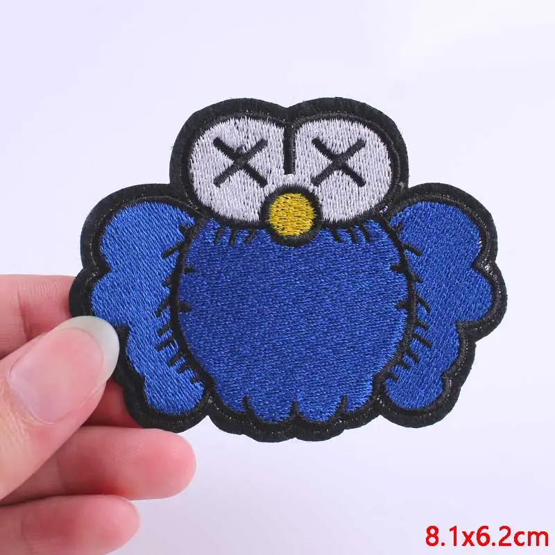 Pulaqi Anime Iron on Patches On Clothes Stickers Bottle Cute Embroidery Patches For Clothing Stripes On Clothes Cat Animal Patch - Цвет: LF-PE3525CT
