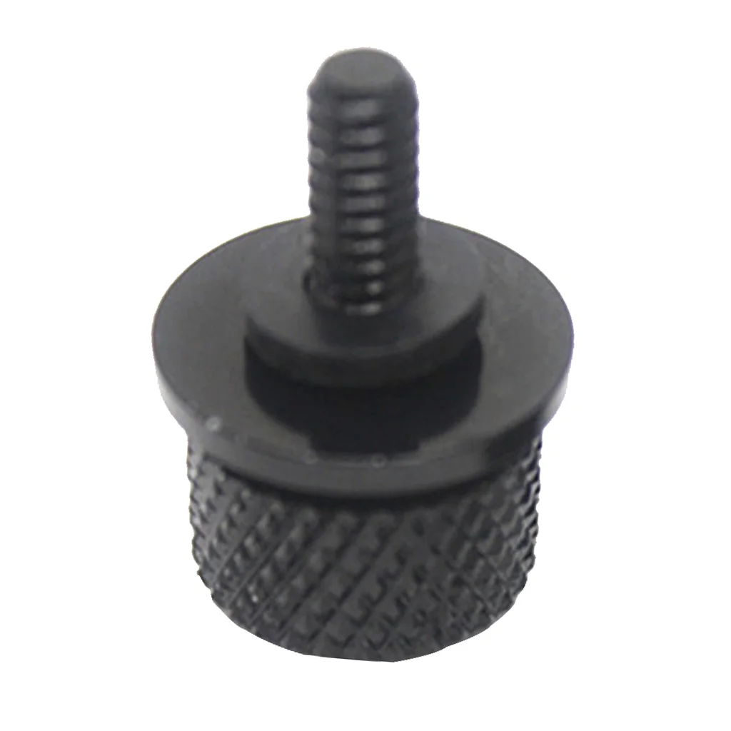 Motorcycle Accessories 1/4' CNC Aluminum Seat Mount Bolt Screw Cap For    Sportster Black