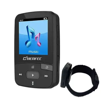 

Sport Bluetooth MP3 Music Player with Clip for Running Lossless HiFi Walkman FM Radio Voice Recording Support SD up to 64GB