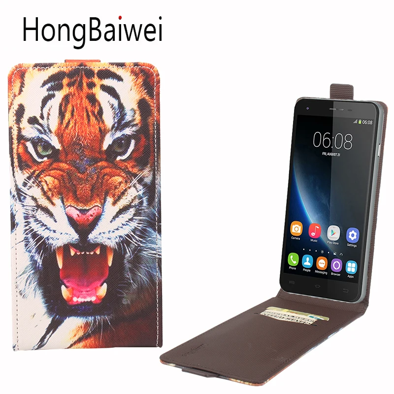 

For Homtom HT3 Pro Case 3D Tiger Pattern Vertical Flip Leather Card Slot Phone Case Cover for Homtom HT3 Pro