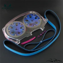 Крышка+ кулачный шкив w/ремень для Lancer Evolution 4G63 EVO 4, 5, 6, 7, 8 лет