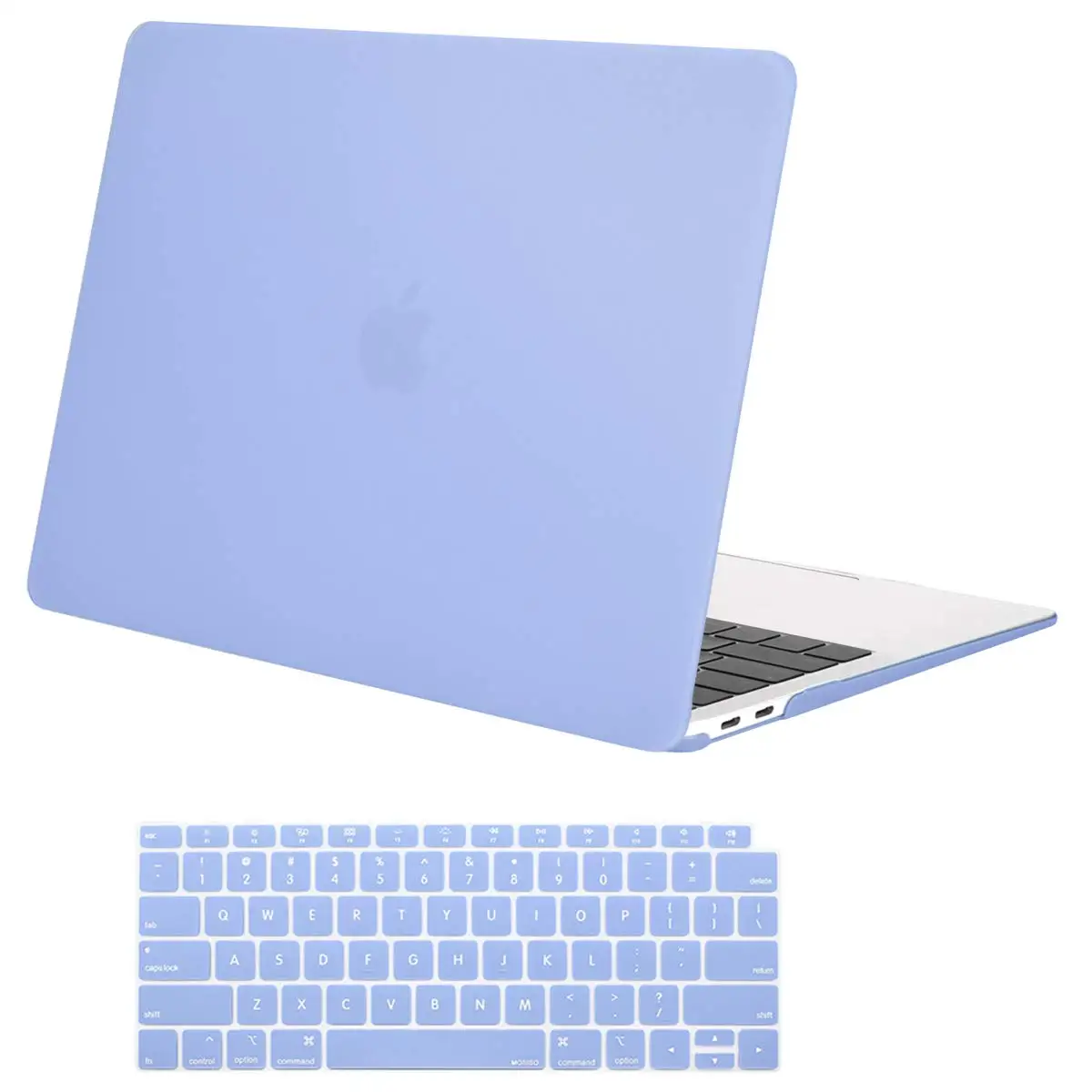 МАТОВЫЕ ПРОРЕЗИНЕННЫЕ металлические Жесткий Чехол для ноутбука+ крышка клавиатуры для- новых Apple Macbook Touch ID 13Air с retina Модель: A1932