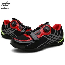 Обувь для велоспорта; мужские и женские кроссовки из углеродного волокна; обувь для горного велосипеда; Zapatos MTB Hombre; Цвет Красный