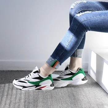 

Leader Show Athletic Shoes For Woman Comfortable Lace-up Outdoor Women Sneakers Brand Walking Shoes Spring Zapatillas Mujer 2019