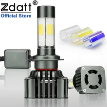 Zdatt H7 Led Canbus лампа авто 12000LM 100 Вт фары автомобиля свет 360 градусов освещения 3000 К 6000 К 8000 К 12 В автомобилей