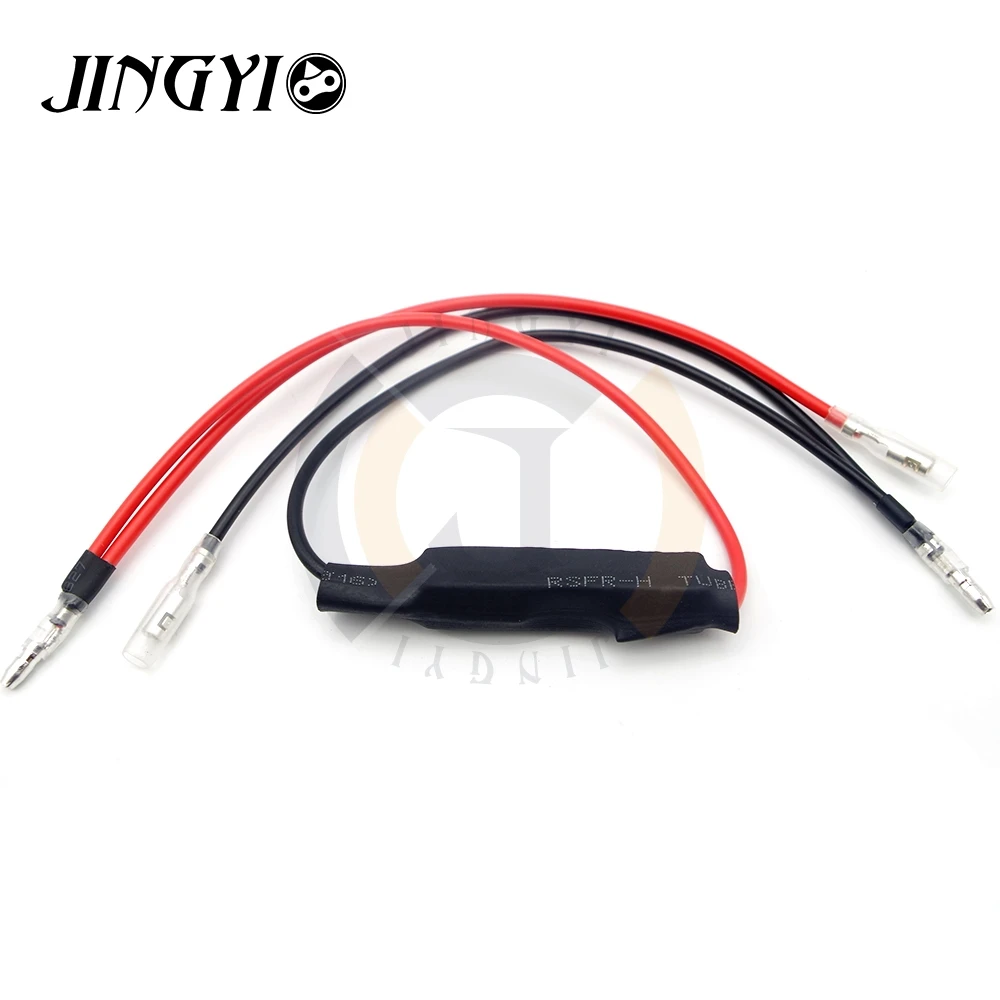 

JINGYI Motorcycle Turn Signal Light Resistor Flasher Adapter Blinker Fix Error Decoder for Honda Kawasaki Suzuki Honda Yamaha
