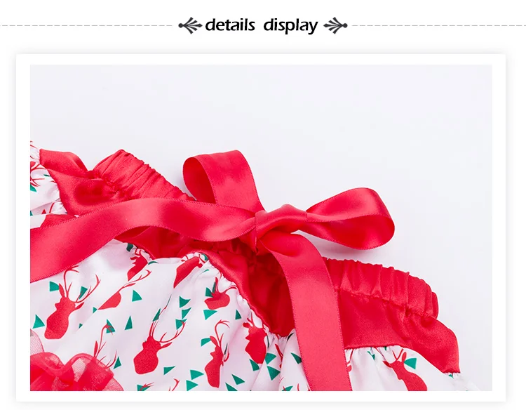 YK& Loving/фатиновая юбка для маленьких девочек; рождественские мини-юбки с пачкой; рождественские костюмы с принтом оленя для малышей; Рождественский подарок;