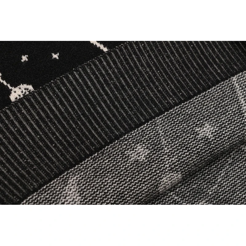 Осенние зимние жаккардовые свитера пуловеры Ретро галактика звезда шаблон свитер женские винтажные джемперы с длинными рукавами